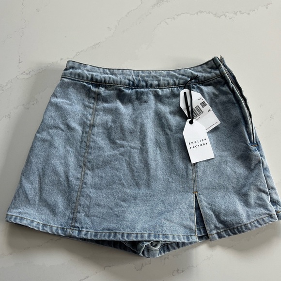 English Factory Denim Skort and Vest | Small - Picture 4 of 10